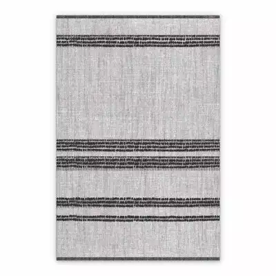 Mata winylowa wzór jasny tkanina płótno