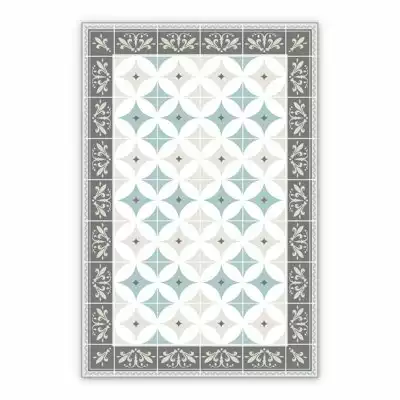 Mata winylowa pastelowe kafelki azulejos