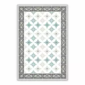 Mata winylowa pastelowe kafelki azulejos