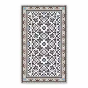 Mata winylowa gwiazdy wzór abstrakcja