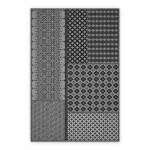 Mata winylowa abstrakcja patchwork romby