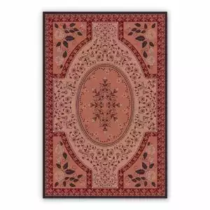 Mata winylowa ornamenty roślinność kwiaty