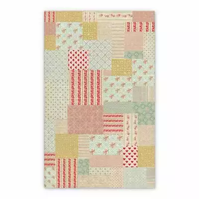 Mata winylowa patchwork wzór dziecięcy