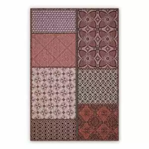 Mata winylowa Patchwork kwiaty