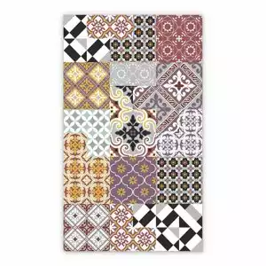 Mata winylowa Patchwork azulejos kafelki
