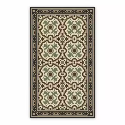 Dywan winylowy Ciemne kafelki azulejos