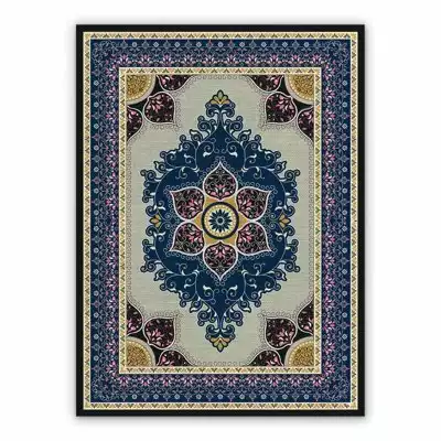 Dywan winylowy mandala kwiaty wzór perski