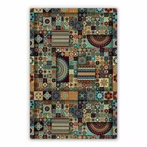 Dywan winylowy mandala patchwork